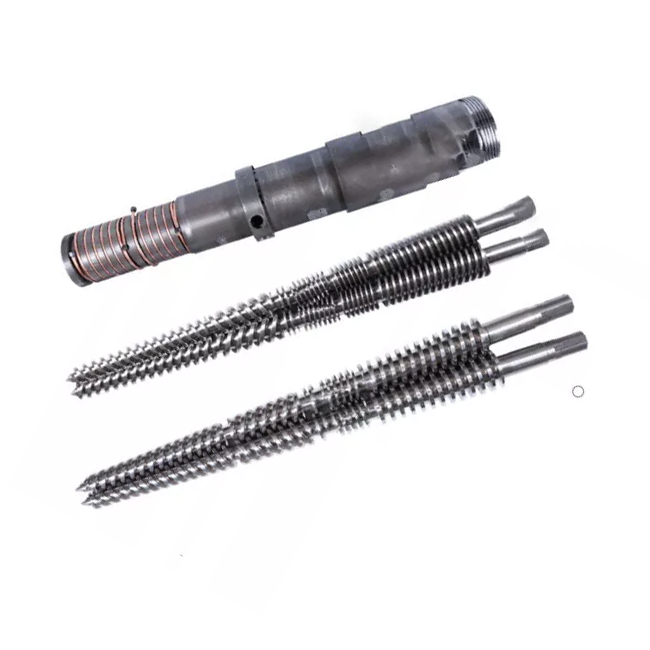 Héich zouzedrécken resistent géint konesch Zwilling Screw Barrel Héich zouzedrécken resistent géint konesch Zwilling Screw Barrel